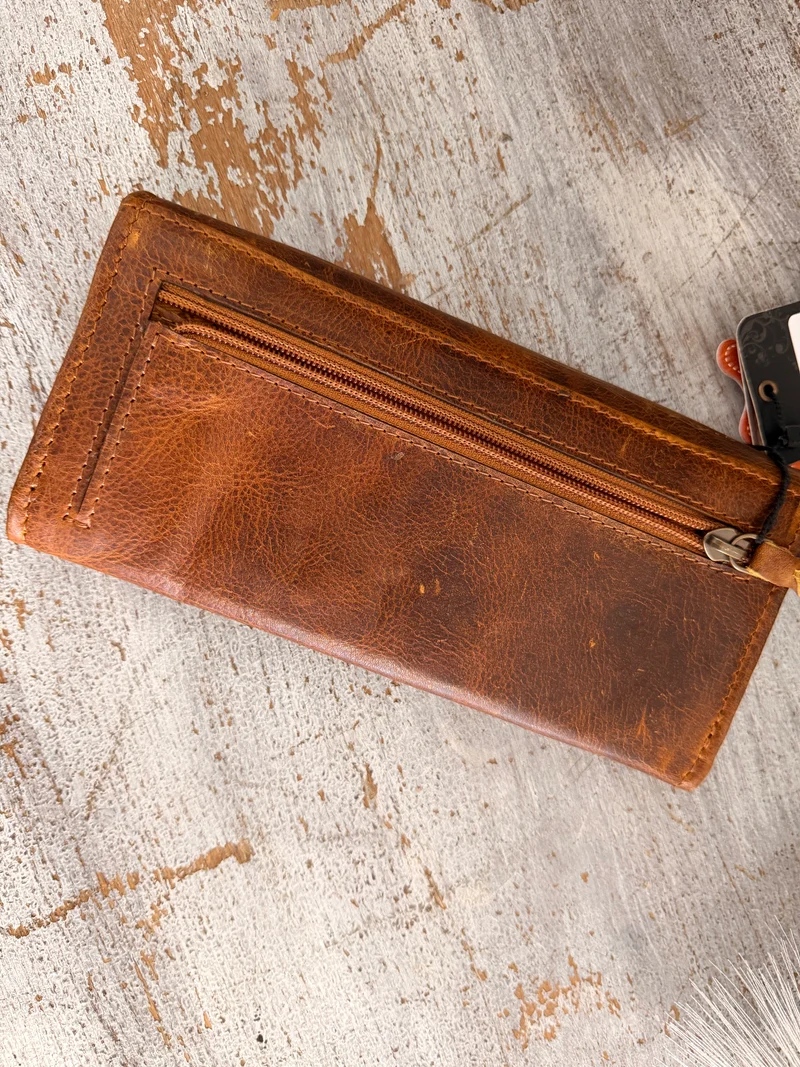 Hand Tooled Leather Wallet