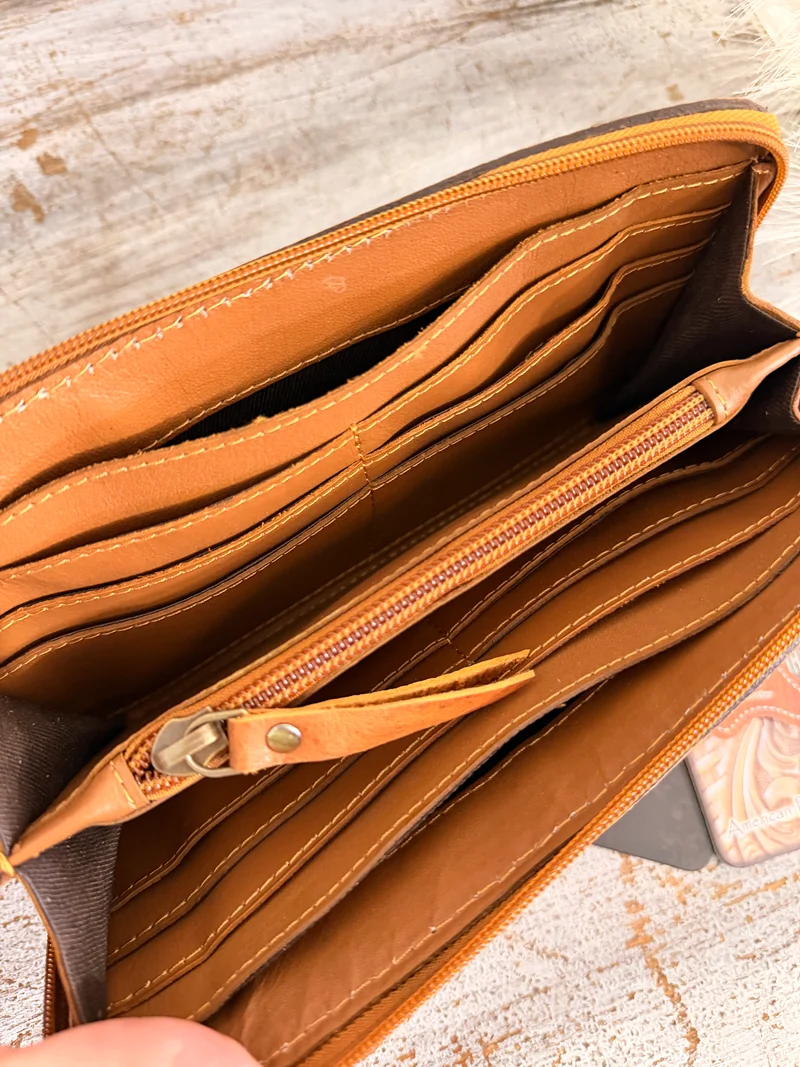 Hand Tooled Leather Wallet