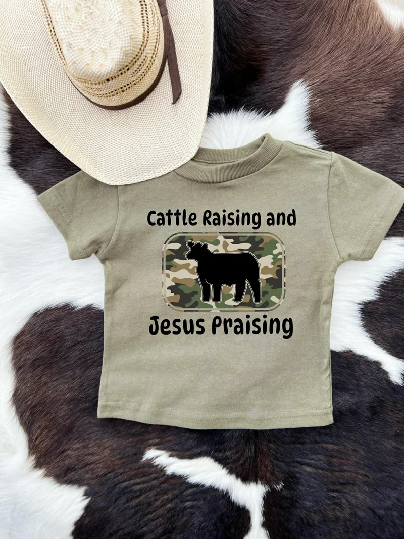 Cattle Raising & Jesus Praising *camo