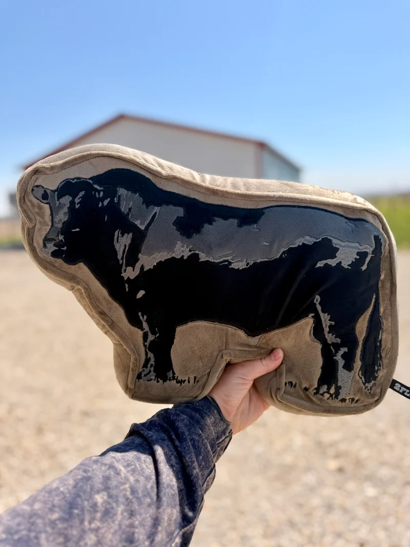 Angus Bull Pillow