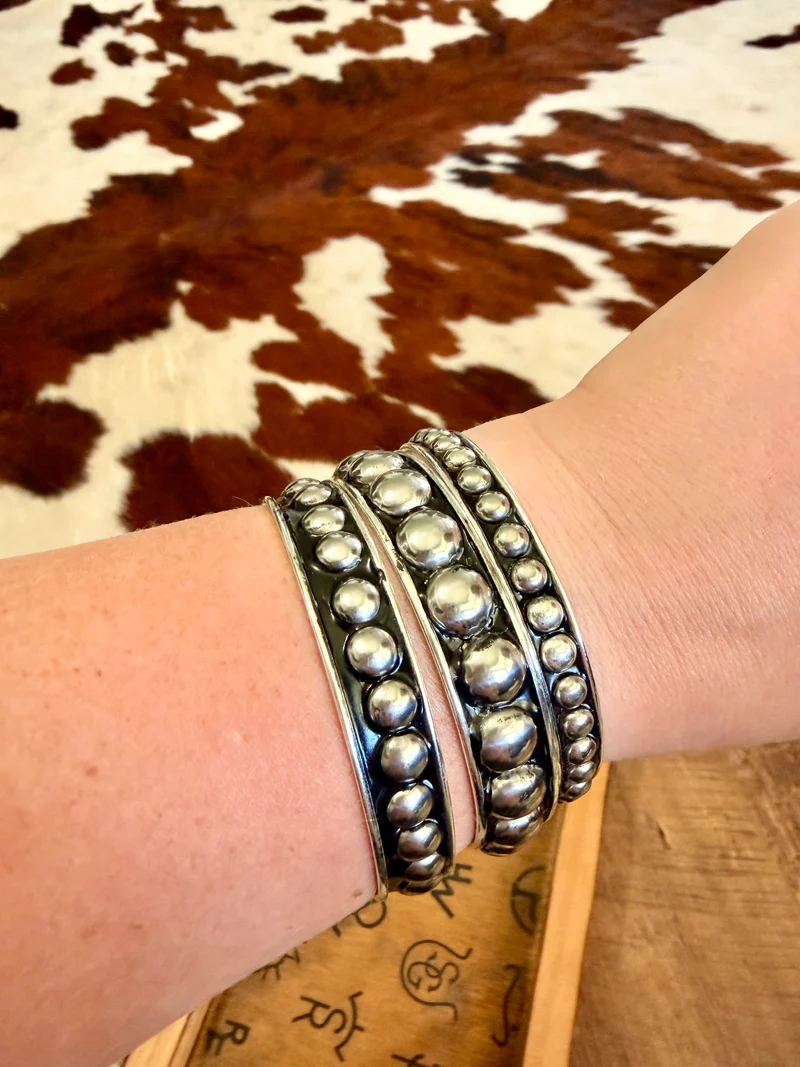 Western Bubble Bangle Set of 3