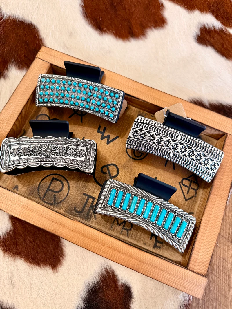 Western Hair Claw Clips