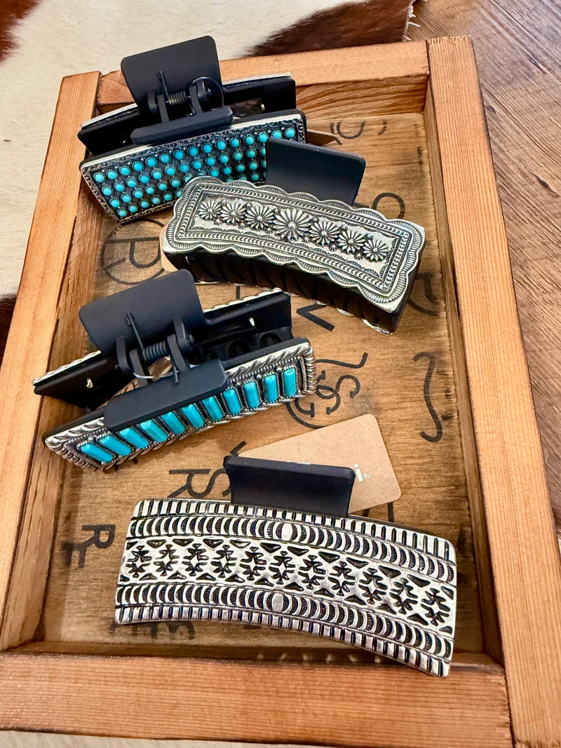 Western Hair Claw Clips