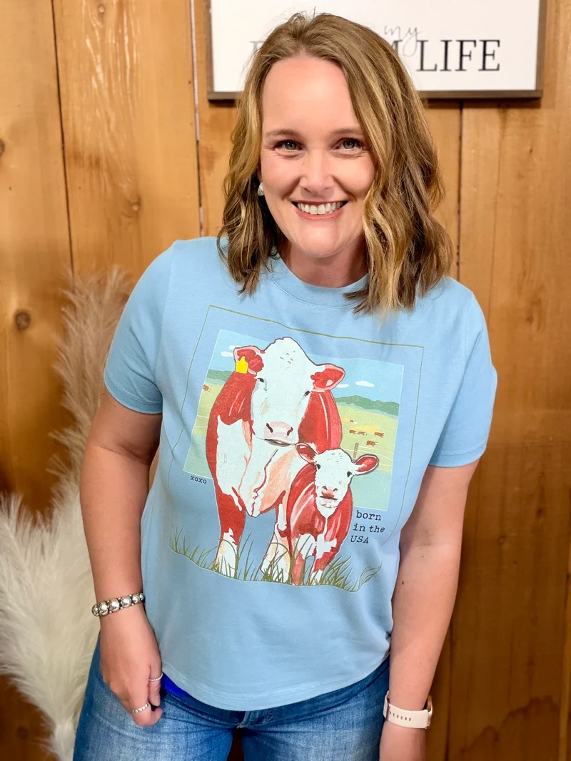 Hereford Born In The USA *blue