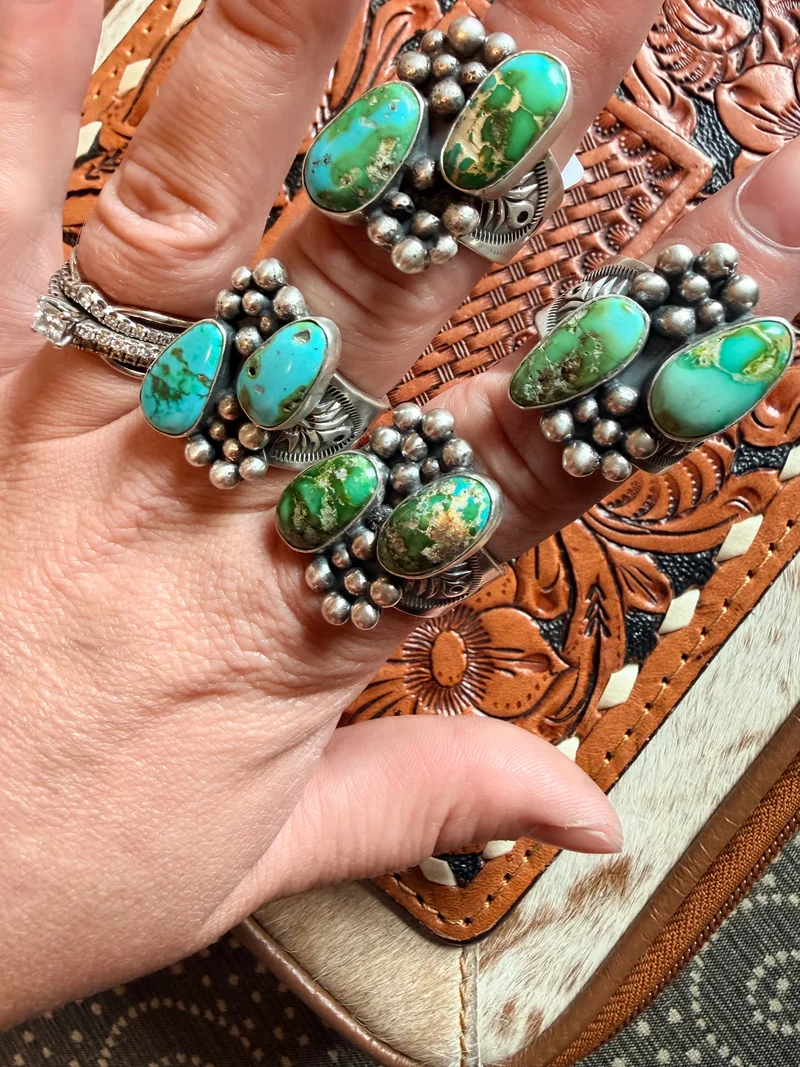 Sonoran Gold Navajo Made Rings