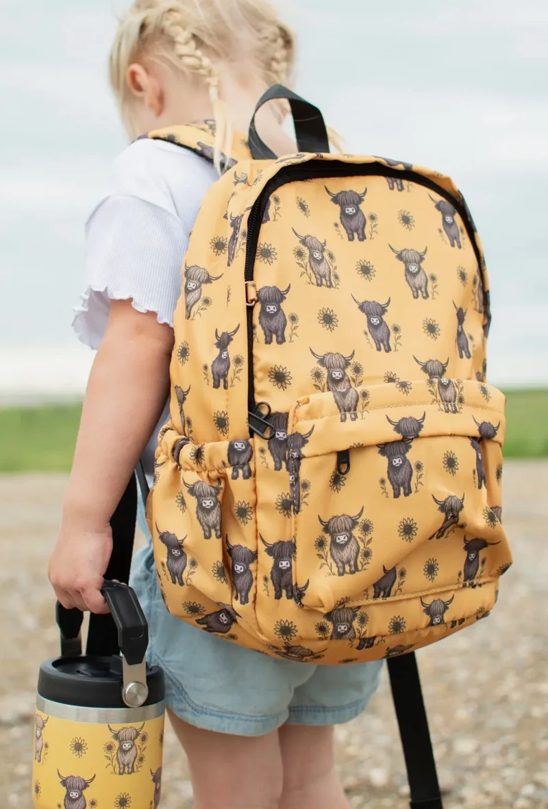 Highlands & Sunflowers Backpack (standard size)