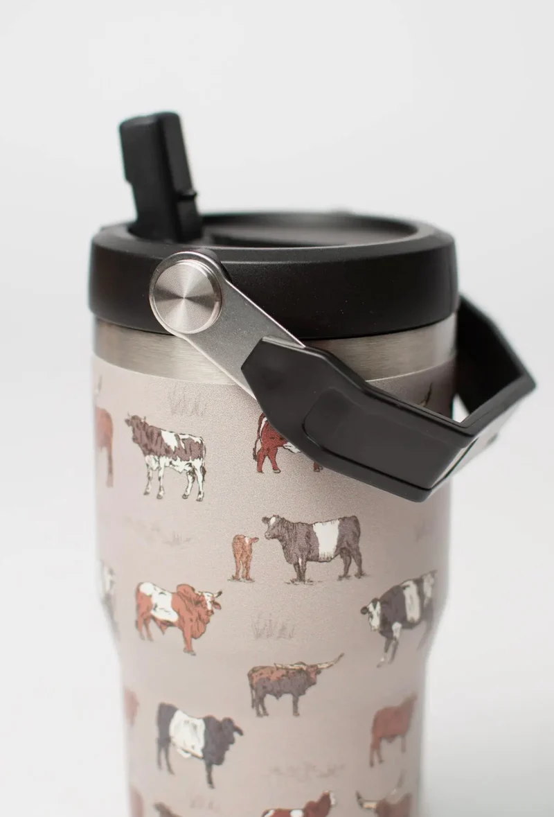 Vintage Cattle 20oz Cup