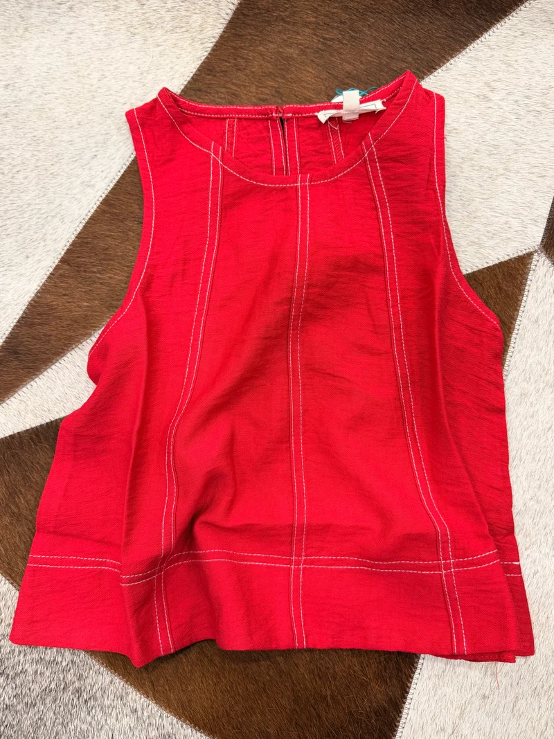 Girls Red Tank