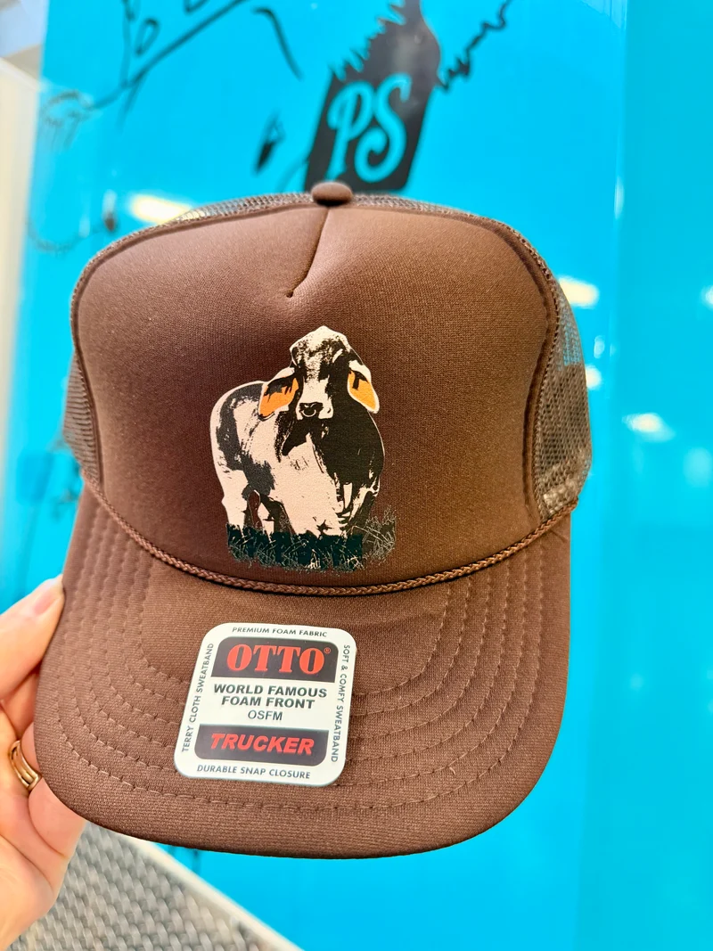 Vintage Brahma Brown Trucker Hat