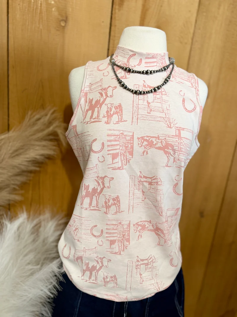 Sonora Blush Ranch Tank