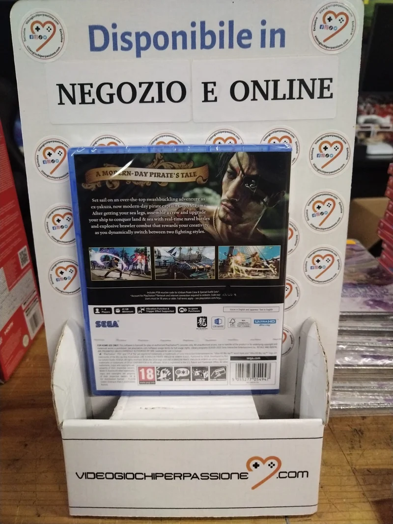 Like a Dragon: Pirate Yakuza in Hawaii Playstation 5 Edizione Europea