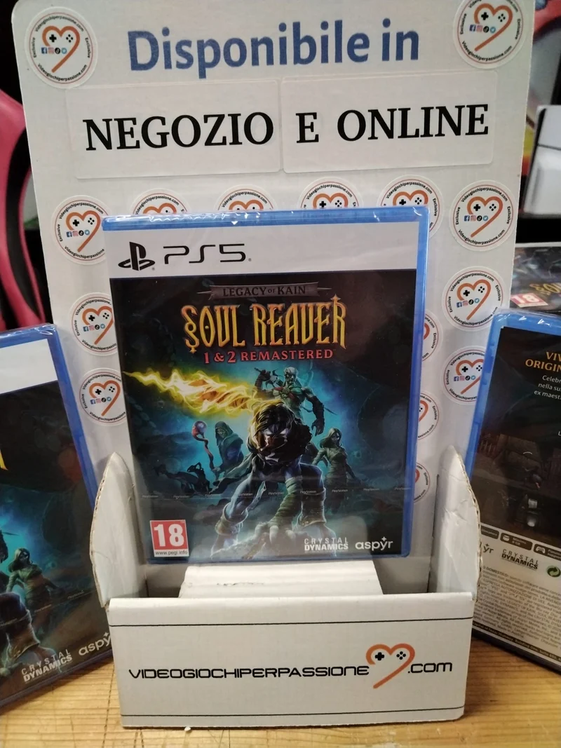 Legacy of Kain Soul Reaver 1 e 2 Remastered Playstation 5 Edizione Italiana