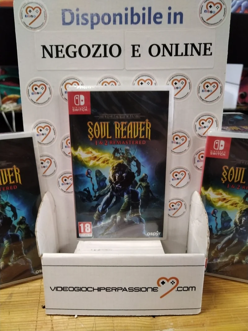 Legacy of Kain Soul Reaver 1 e 2 Remastered Nintendo Switch Edizione Italiana