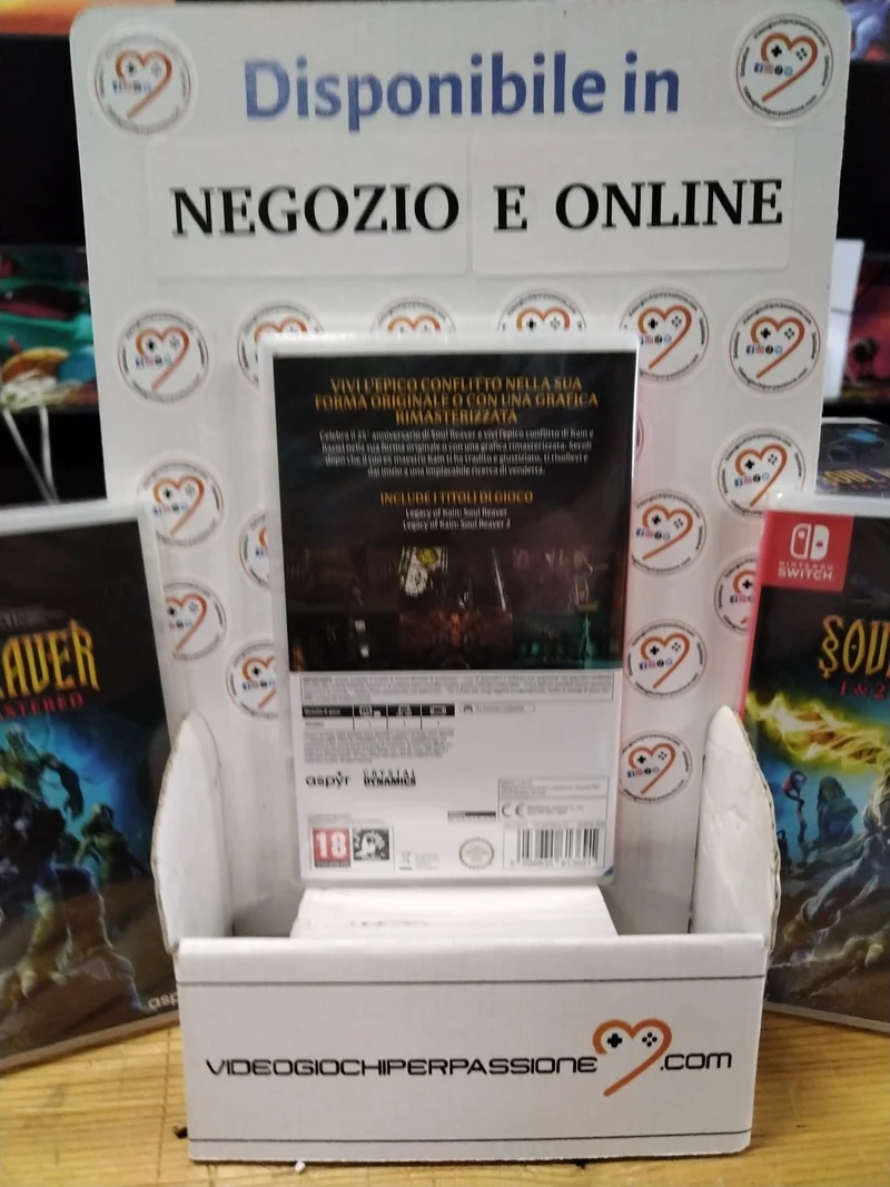 Legacy of Kain Soul Reaver 1 e 2 Remastered Nintendo Switch Edizione Italiana