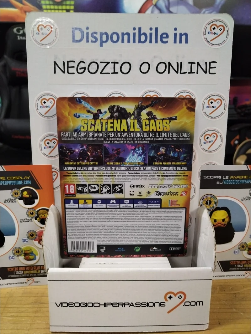 Borderlands 3 super deluxe edition PS4 (usato garantito)(ver. italiana)