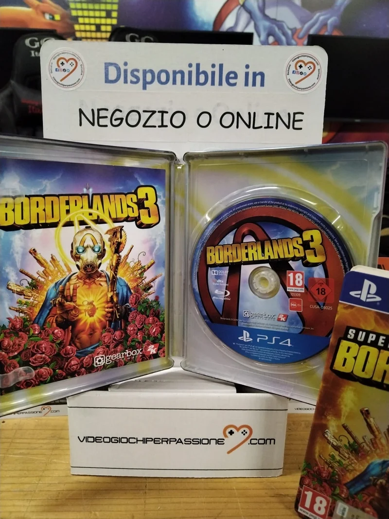Borderlands 3 super deluxe edition PS4 (usato garantito)(ver. italiana)