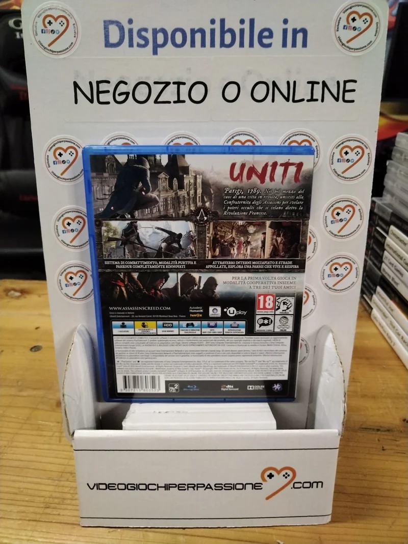 ASSASSIN'S CREED UNITY PS4 (usato garantito)(ver. italiana)