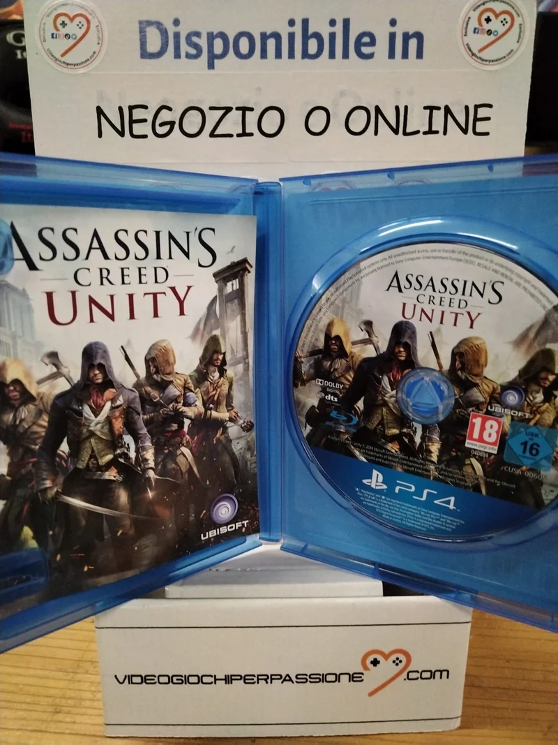 ASSASSIN'S CREED UNITY PS4 (usato garantito)(ver. italiana)
