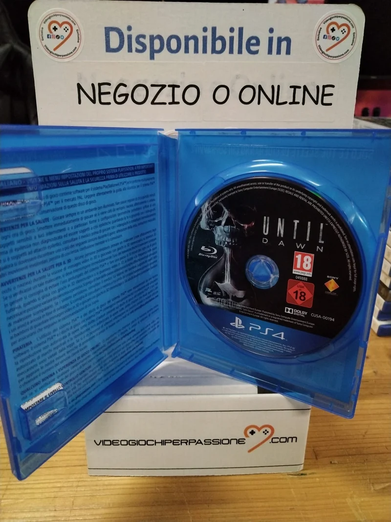 UNTIL DAWN PS4 (usato garantito)(ver. italiana)