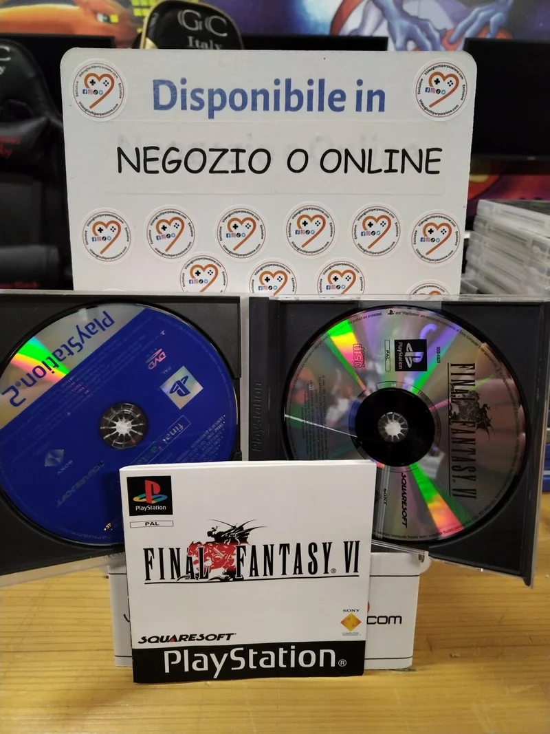 FINAL FANTASY VI PS1 (completo)(usato)(ver. italiana)