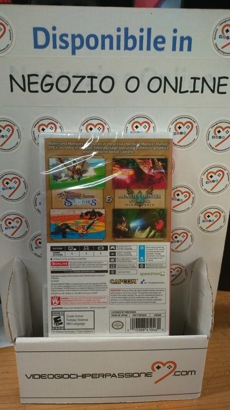 Monster Hunter Stories Collection Nintendo Switch Edizione Americana