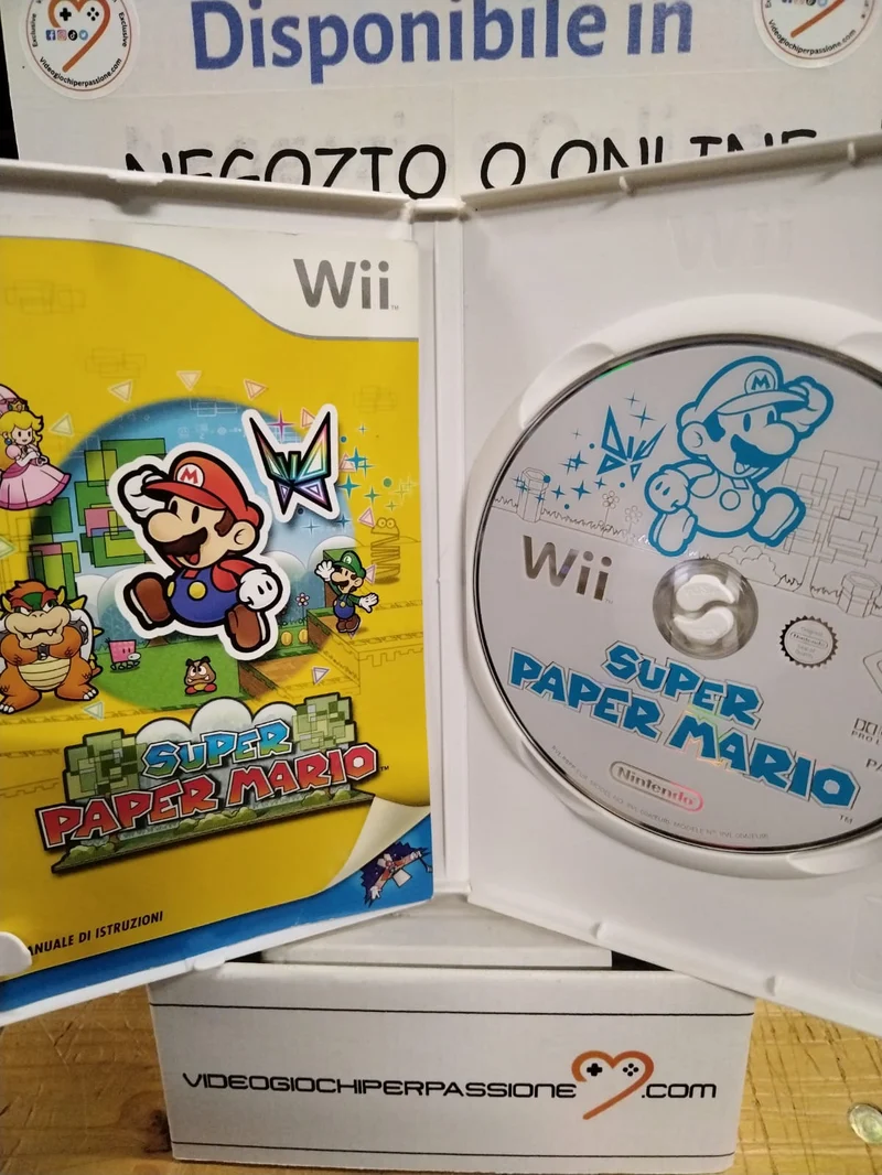 Super Paper Mario Nintendo WII (usato garantito)(ver. italiana)