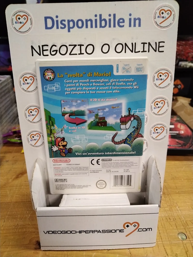 Super Paper Mario Nintendo WII (usato garantito)(ver. italiana)