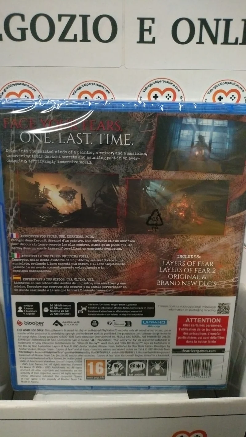 Layers of Fear Playstation 5 Edizione Europea