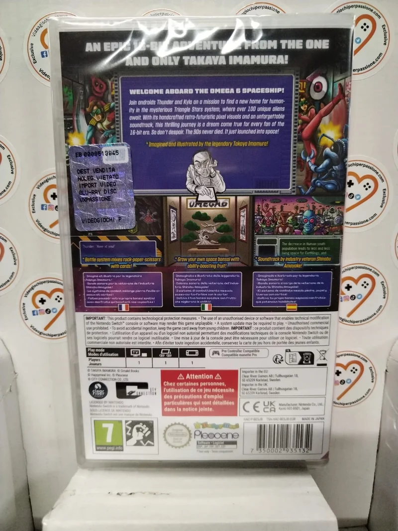 OMEGA 6 The Triangle Stars Nintendo Switch Edizione Europea
