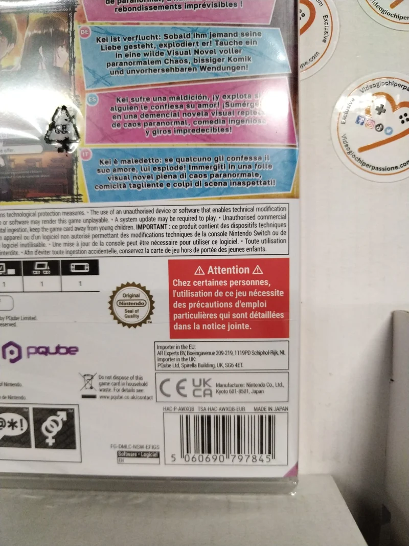 Death Match Love Comedy Nintendo Switch Edizione Europea