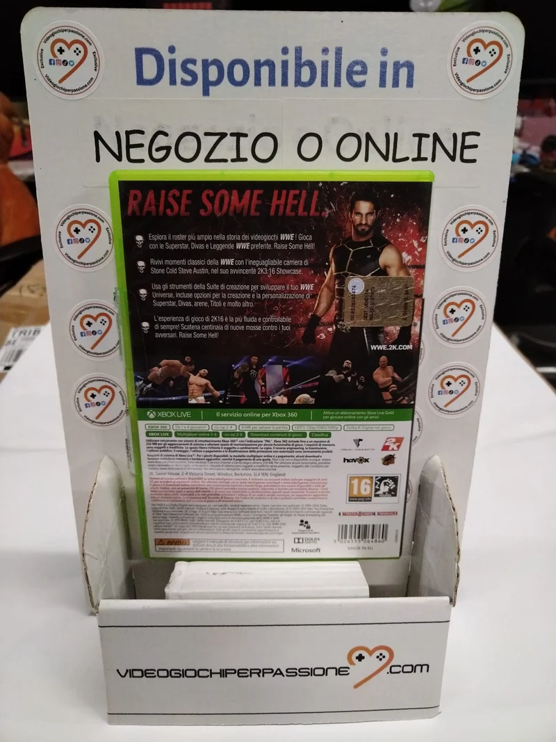 W 2K 16 XBOX 360 (usato garantito)(ver. italiana)