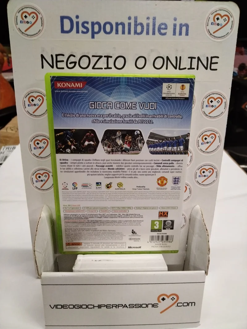 PES 2012 XBOX 360 (usato garantito)(ver. italiana)