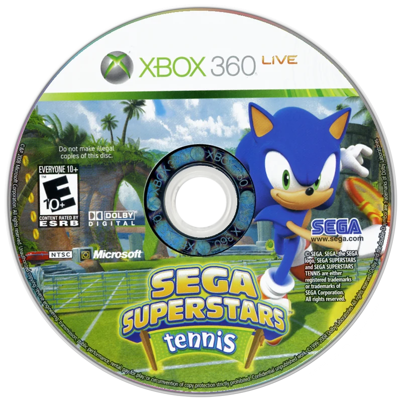 Sega Superstars Tennis - (Game Only) (Xbox 360)