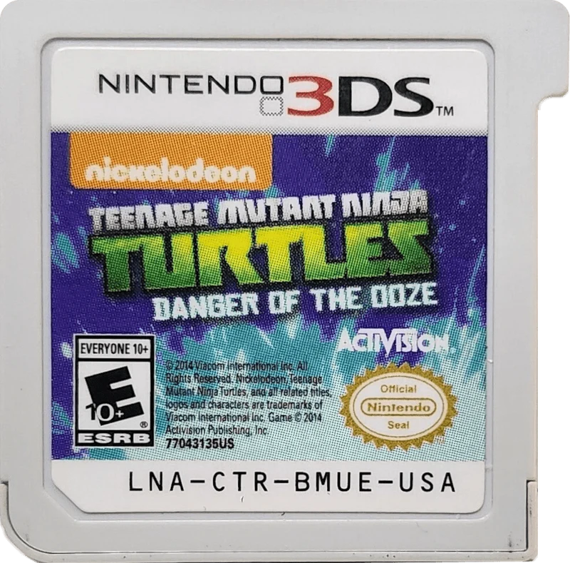 Teenage Mutant Ninja Turtles: Danger of the Ooze - (Game Only) (Nintendo 3DS)