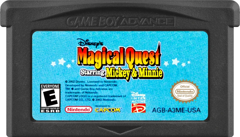 Magical Quest Starring Mickey and Minnie - (Game Only) (GameBoy Advance)