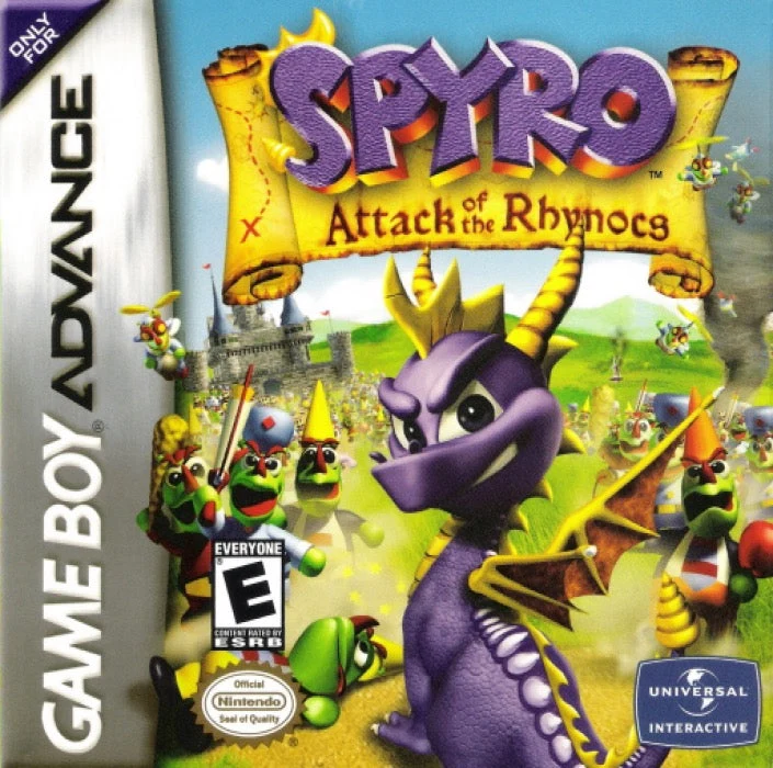 Spyro Attack of the Rhynocs - Nintendo Game Boy Advance