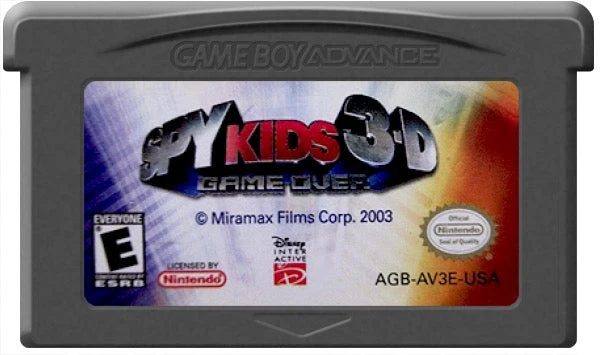 Spy Kids 3D Game Over - Nintendo Game Boy Advance