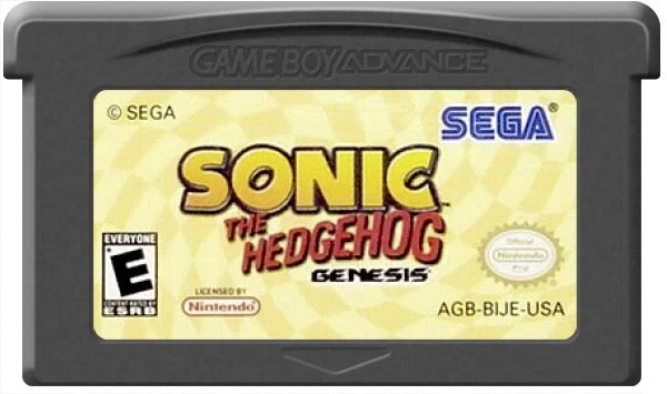 Sonic The Hedgehog Genesis - Nintendo Game Boy Advance