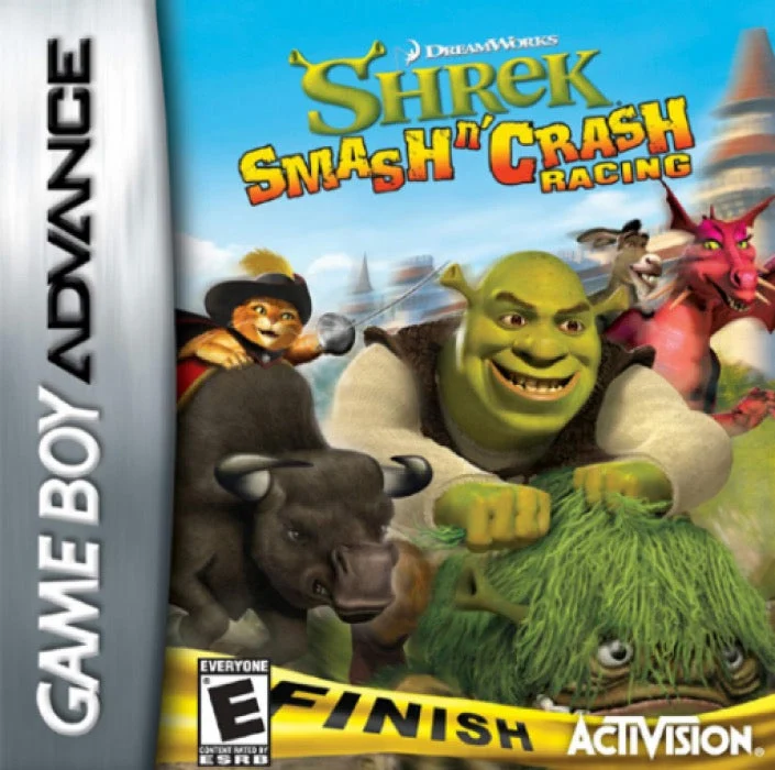 Shrek Smash and Crash Racing - Nintendo Game Boy Advance