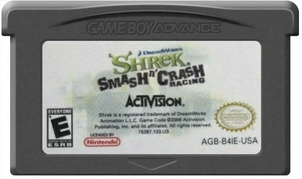 Shrek Smash and Crash Racing - Nintendo Game Boy Advance