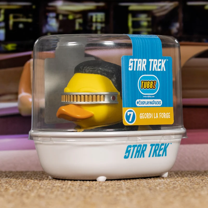 Star Trek Geordi La Forge TUBBZ Cosplaying Duck da collezione (Boxed Edition)