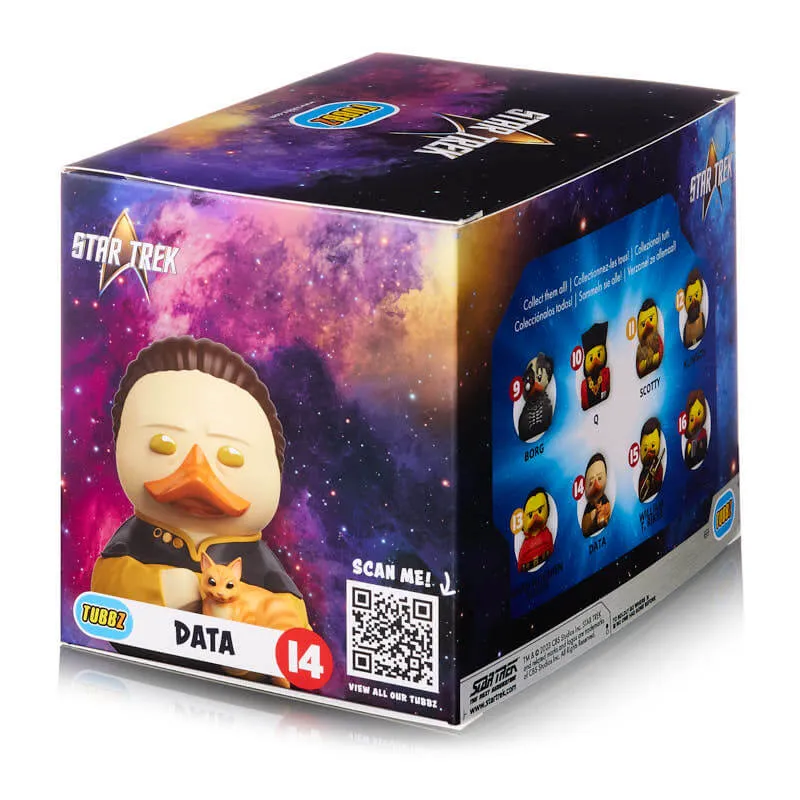 Official Star Trek Data TUBBZ Cosplay Duck Collectible (Boxed Edition)