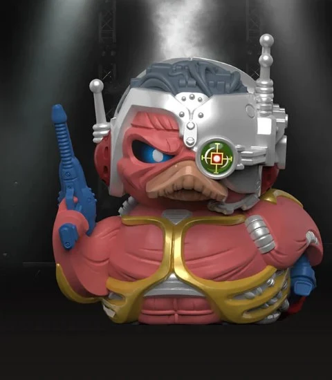 Ufficiale Iron Maiden Cyborg Eddie TUBBZ Cosplaying Duck da collezione