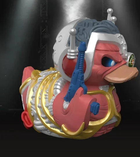 Ufficiale Iron Maiden Cyborg Eddie TUBBZ Cosplaying Duck da collezione