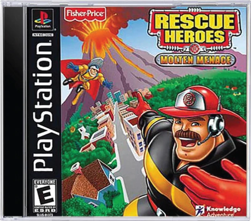 Rescue Heroes Molten Menace - Sony PlayStation 1 (PS1)