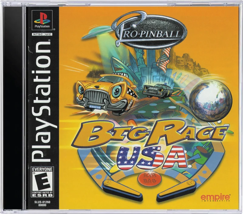 Pro Pinball Big Race USA - Sony PlayStation 1 (PS1)