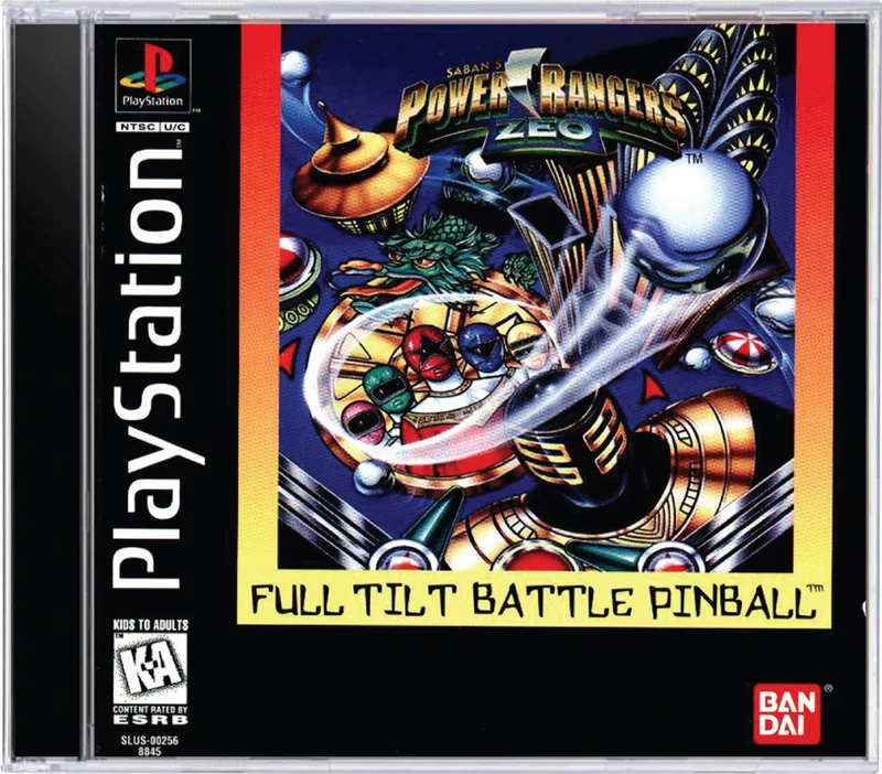 Power Rangers Zeo Battle Pinball - Sony PlayStation 1 (PS1)