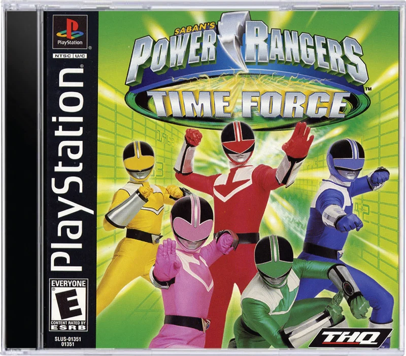 Power Rangers Time Force - Sony PlayStation 1 (PS1)