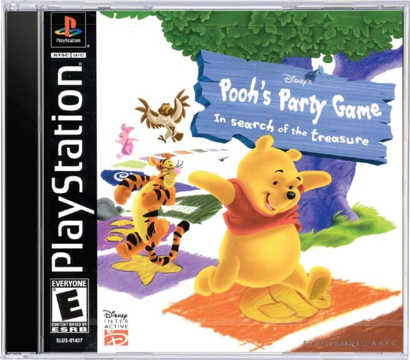 Pooh's Party Game in Search of the Treasure - Sony PlayStation 1 (PS1)