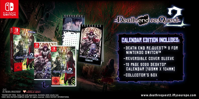 Death end Re;Quest 2 Calendar Edition Nintendo Switch Edizione Europea